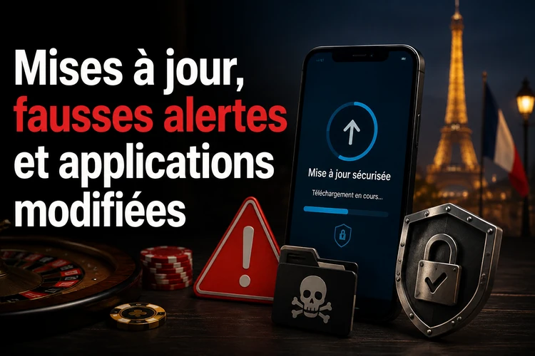 Mises à jour, fausses alertes et applications modifiées