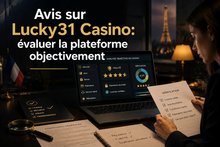 Avis sur Lucky31 Casino: comment évaluer la plateforme objectivement