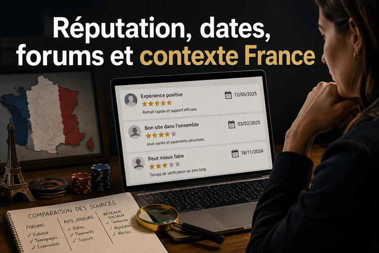 Réputation, dates, forums et contexte France