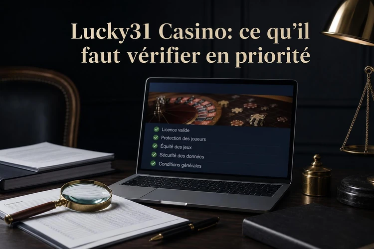 Lucky31 Casino: ce qu’il faut vérifier en priorité