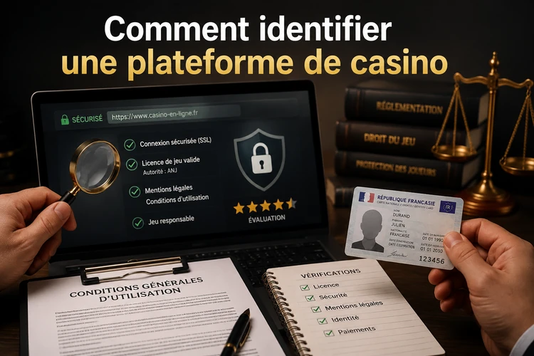 Comment identifier une plateforme de casino