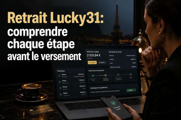 Retrait Lucky31: comprendre chaque étape avant le versement